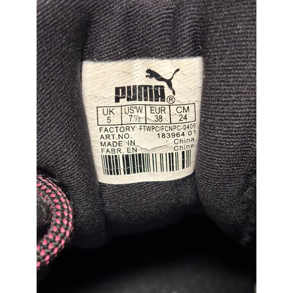 Puma Cell Women's Black Pink Running Sneakers Size 7.5W Low Top Athleisure - Picture 4 of 5